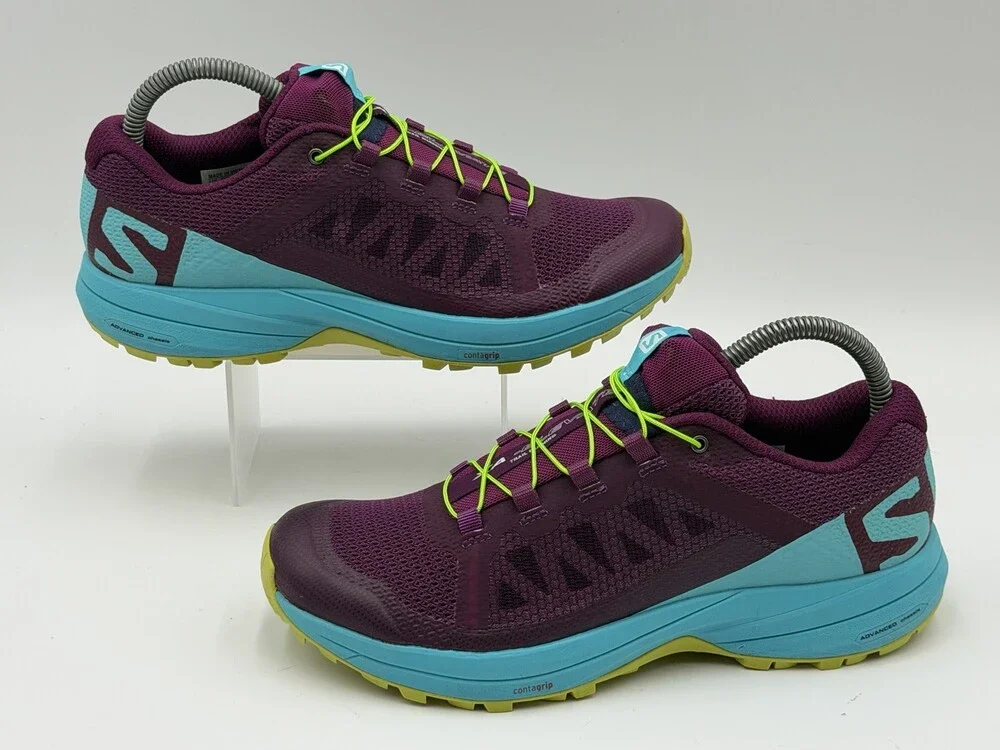 Salomon XA Elevate Women’s Size 7.5 Treck Shoes Low Top Purple Hiking Shoes